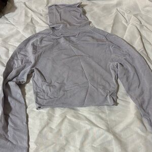 Zara Gray Long Sleeve Top